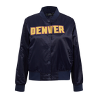 NBA DENVER NUGGETS CLASSIC BLOUSON EN SATIN POUR FEMME (MARINE MINUIT)