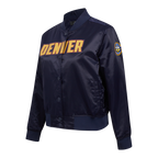 NBA DENVER NUGGETS CLASSIC BLOUSON EN SATIN POUR FEMME (MARINE MINUIT)