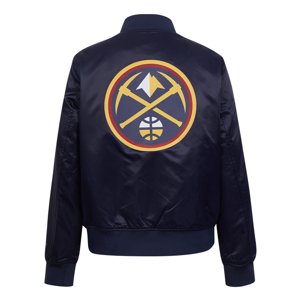 NBA DENVER NUGGETS CLASSIC BLOUSON EN SATIN POUR FEMME (MARINE MINUIT)