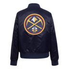 NBA DENVER NUGGETS CLASSIC BLOUSON EN SATIN POUR FEMME (MARINE MINUIT)
