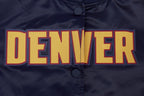 NBA DENVER NUGGETS CLASSIC BLOUSON EN SATIN POUR FEMME (MARINE MINUIT)