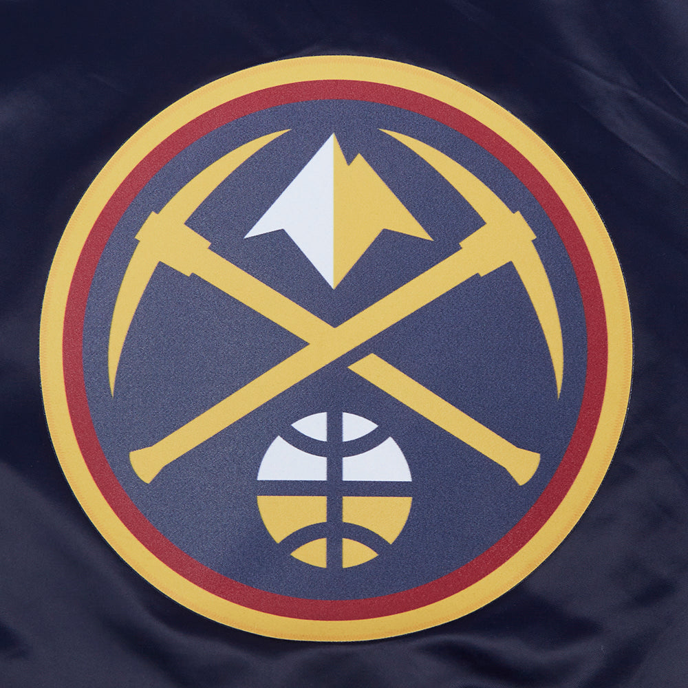 NBA DENVER NUGGETS CLASSIC BLOUSON EN SATIN POUR FEMME (MARINE MINUIT)