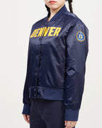 NBA DENVER NUGGETS CLASSIC BLOUSON EN SATIN POUR FEMME (MARINE MINUIT)