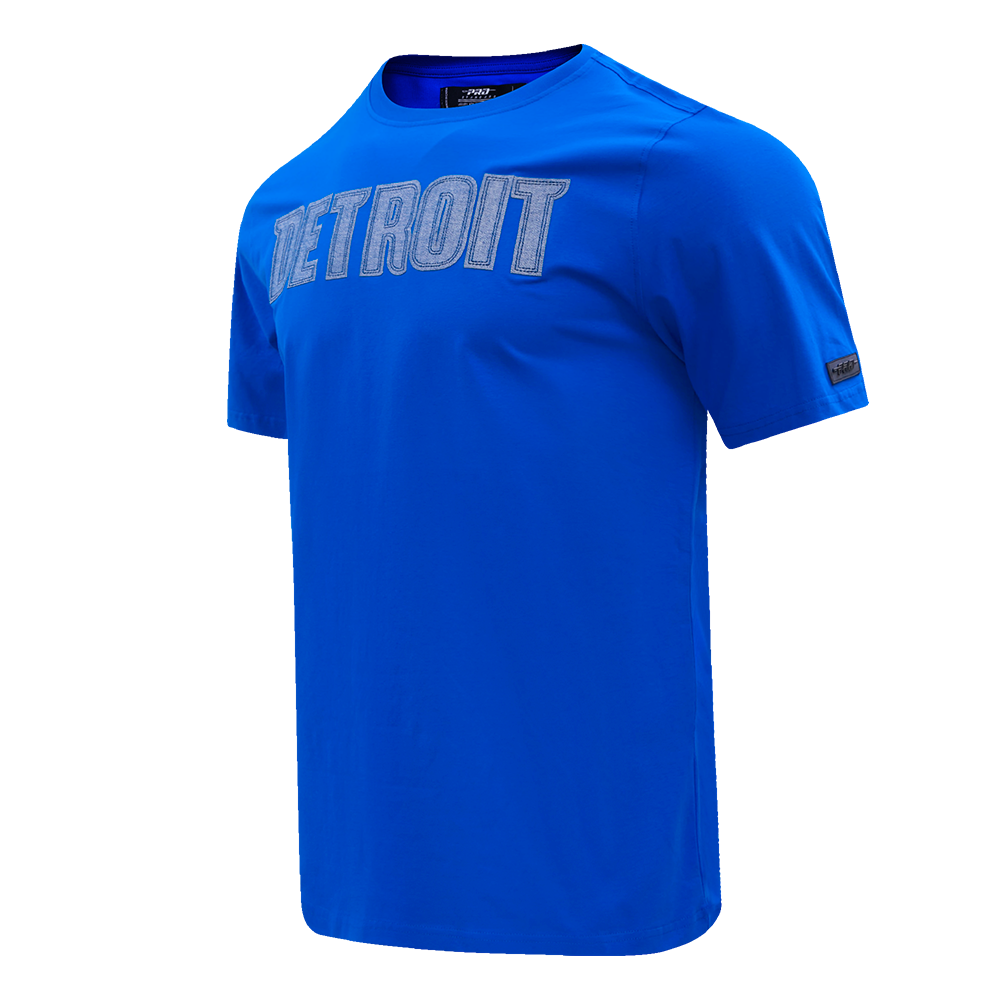 T-shirt NBA pour homme des Detroit Pistons (bleu roi)