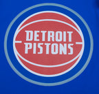 NBA DETROIT PISTONS CLASSIC MEN'S MESH STRIPED TEE (ROYAL BLUE/RED)