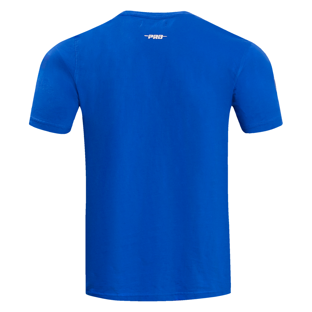 NBA DETROIT PISTONS SCRIPT TAIL T-SHIRT POUR HOMME (BLEU ROYAL)