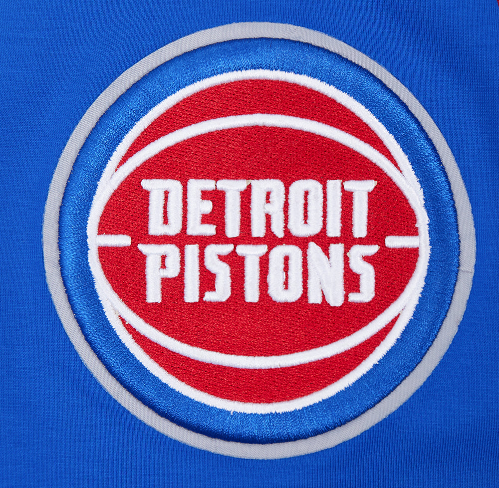 NBA DETROIT PISTONS SCRIPT TAIL T-SHIRT POUR HOMME (BLEU ROYAL)