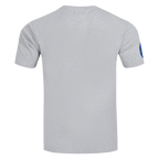 NBA DETROIT PISTONS OLD ENGLISH MEN'S TEE (HEATHER GREY)