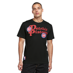 NBA DETROIT PISTONS SOUVENIR MEN'S SJ TEE (BLACK)