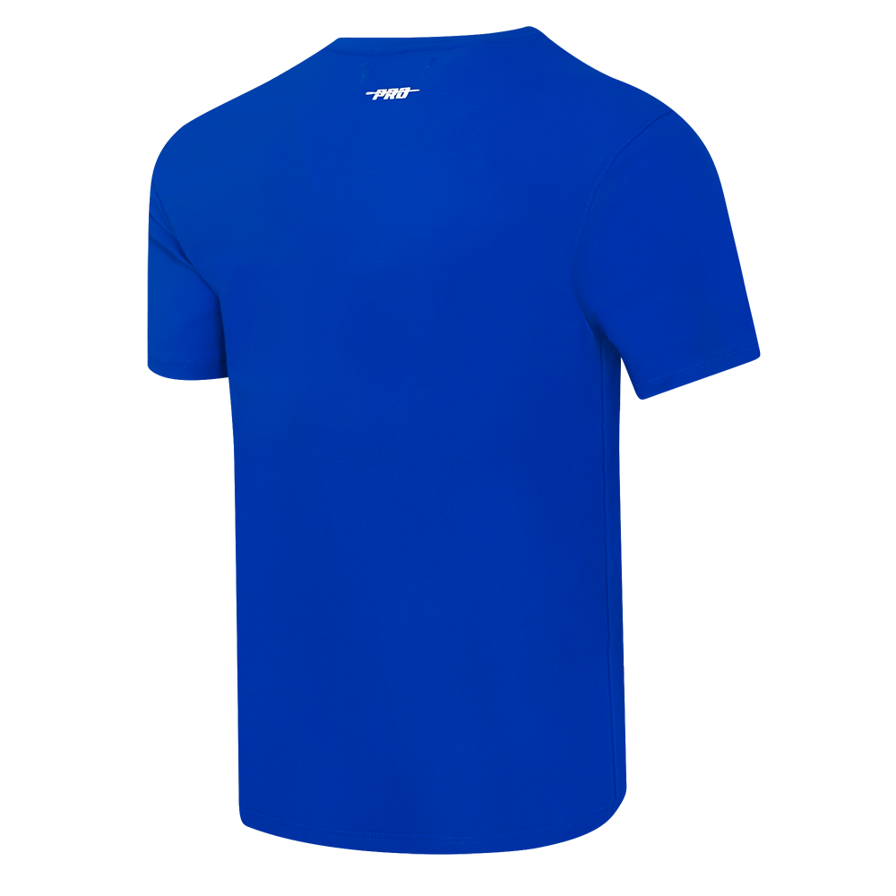 NBA DETROIT PISTONS SOUVENIR T-SHIRT EN JERSEY SIMPLE POUR HOMME (BLEU ROYAL)