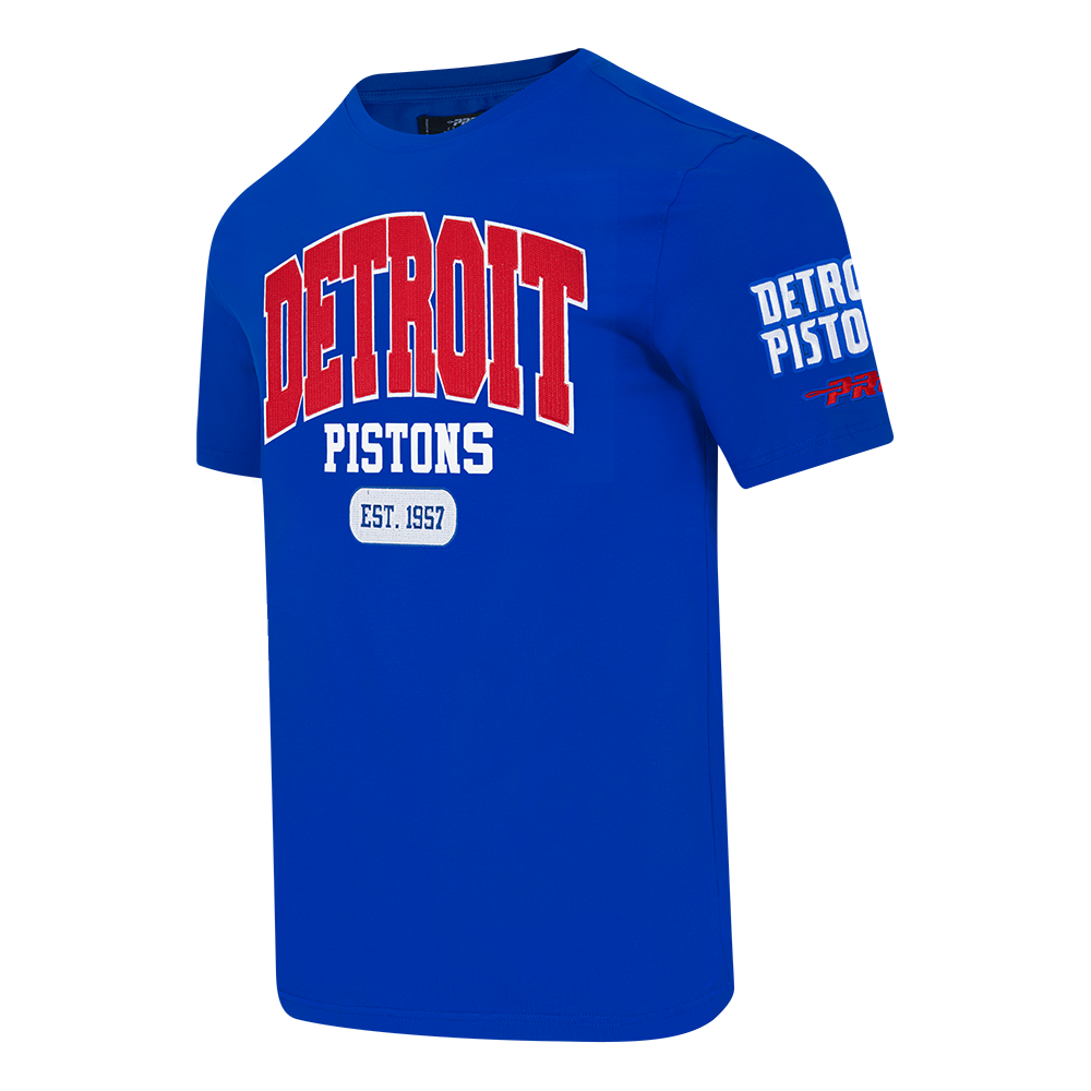 NBA DETROIT PISTONS CITY ARCH MEN'S SJ TEE (ROYAL BLUE)
