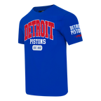 NBA DETROIT PISTONS CITY ARCH MEN'S SJ TEE (ROYAL BLUE)