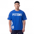 NBA DETROIT PISTONS MEN'S S/S TEE (ROYAL BLUE)