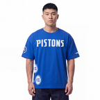 NBA DETROIT PISTONS MEN'S S/S TEE (ROYAL BLUE)