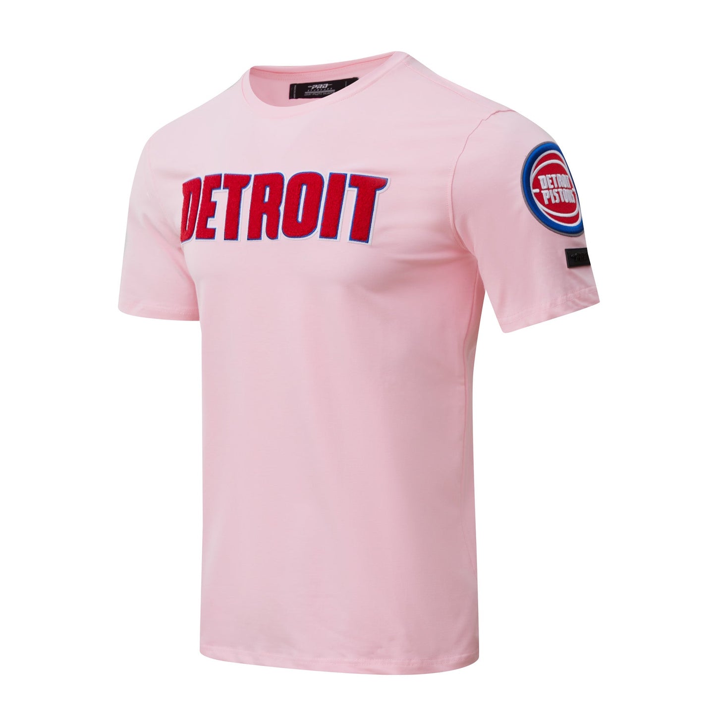 NBA DETROIT PISTONS CLASSIC CHENILLE MEN'S TEE (PINK)
