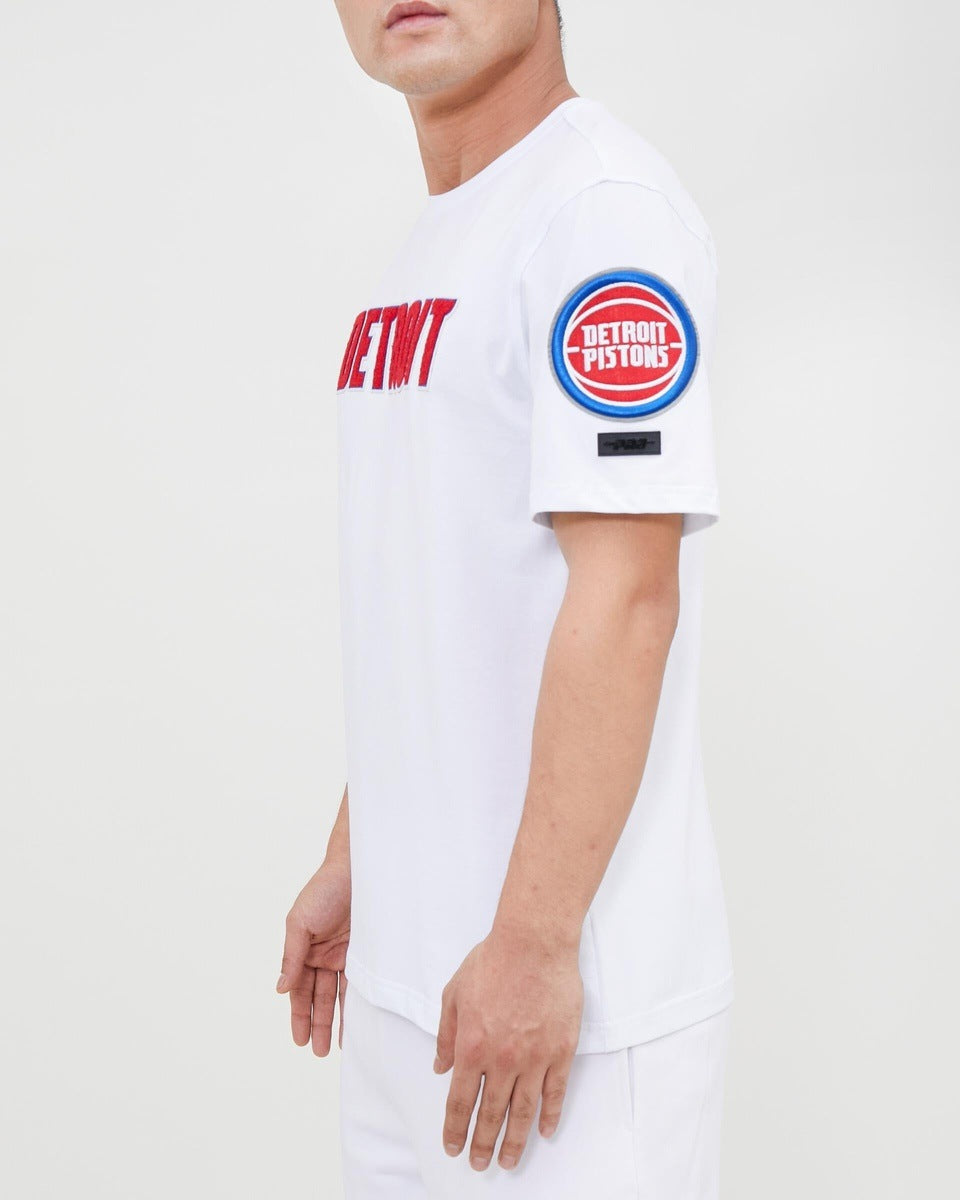 NBA DETROIT PISTONS PRO TEAM MEN'S TEE (WHITE)