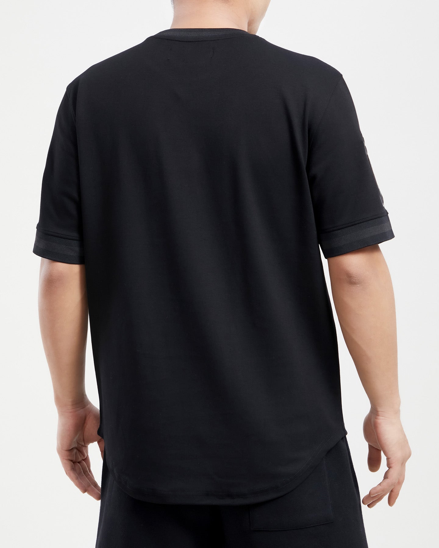 NBA DETROIT PISTONS TRIPLE BLACK MEN'S TEE (TRIPLE BLACK)