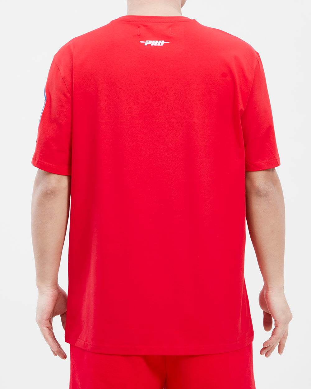 T-shirt NBA Detroit Pistons Tackle en sergé pour homme (rouge)