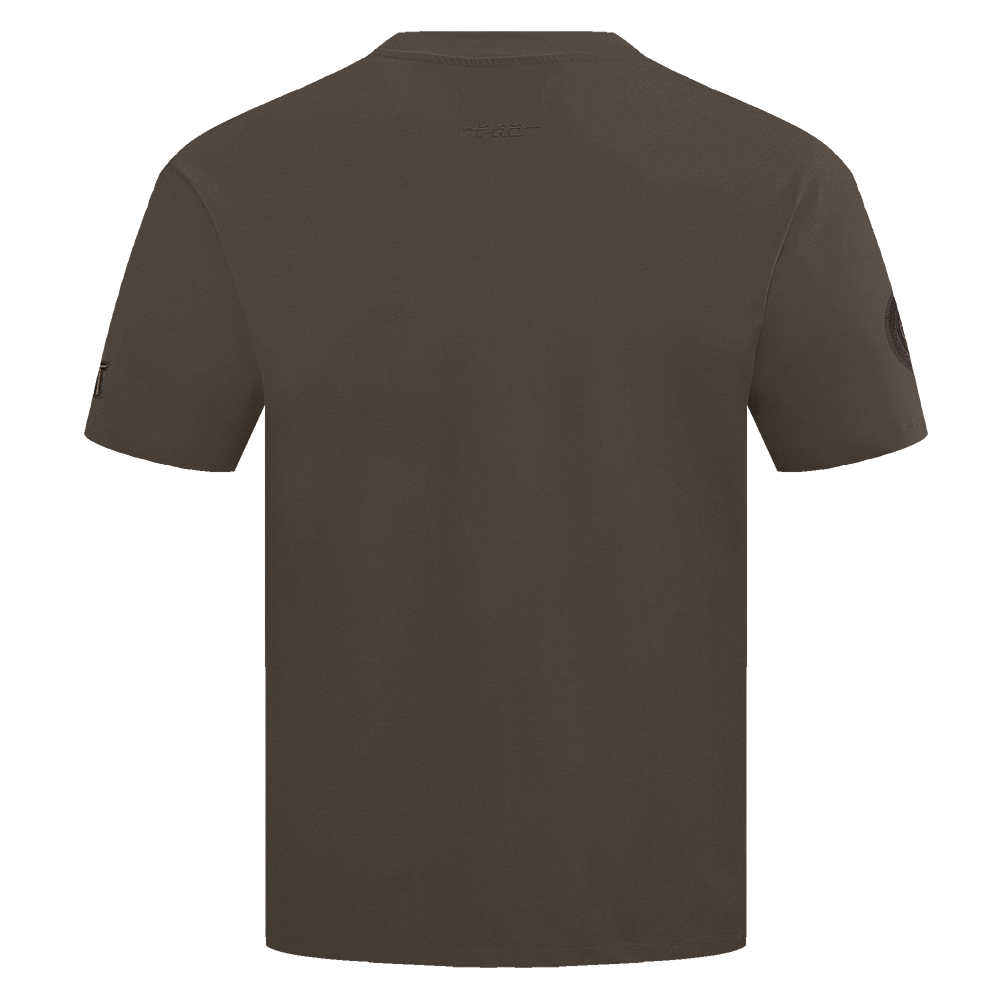 NBA DETROIT PISTONS NEUTRAL MEN'S DROP SHOULDER TEE (DARK TAUPE)