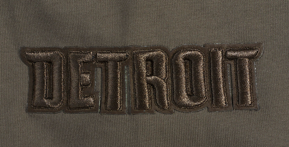 NBA DETROIT PISTONS NEUTRAL MEN'S DROP SHOULDER TEE (DARK TAUPE)