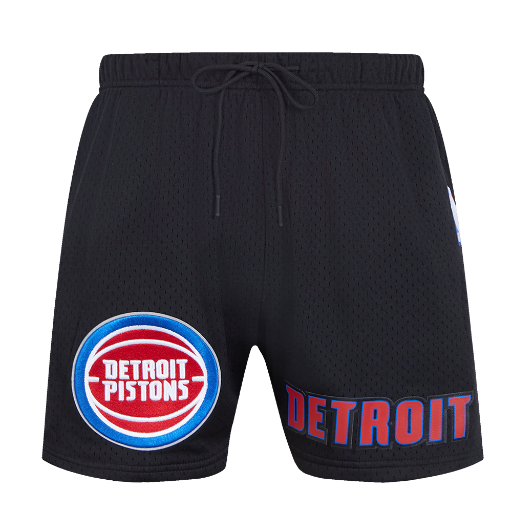 NBA DETROIT PISTONS CLASSIC MESH MEN'S SHORT (BLACK)