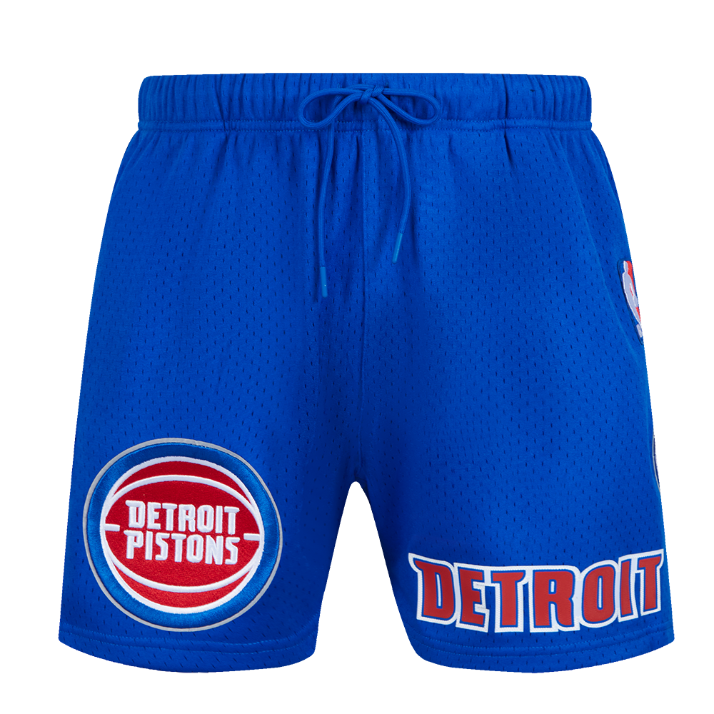 NBA DETROIT PISTONS CLASSIC MESH MEN'S SHORT (ROYAL BLUE)