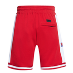 NBA DETROIT PISTONS SCRIPT TAIL MEN'S DOUBLE KNIT 2.0 SHORT (RED)