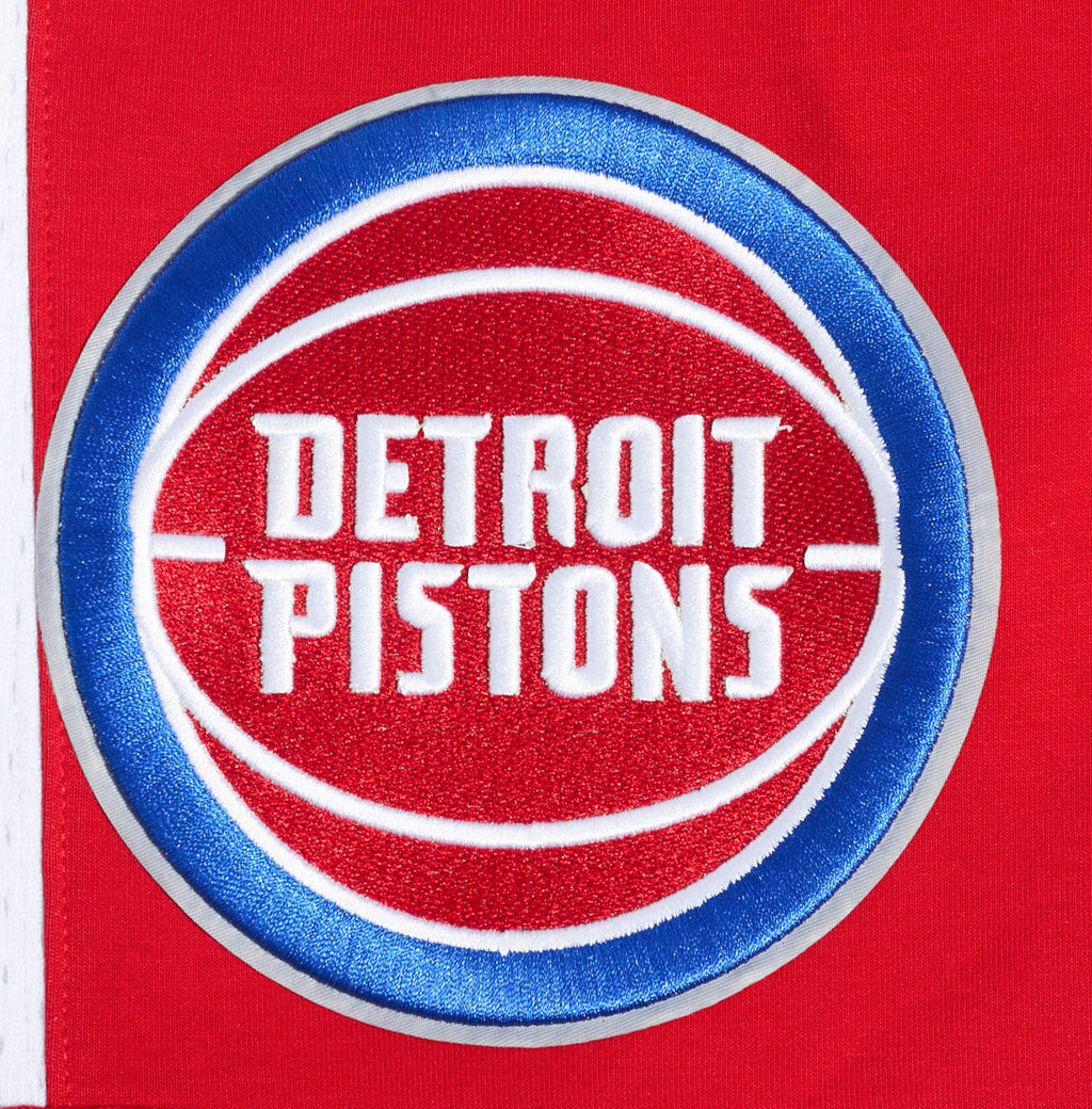 NBA DETROIT PISTONS SCRIPT TAIL MEN'S DOUBLE KNIT 2.0 SHORT (RED)