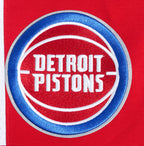 NBA DETROIT PISTONS SCRIPT TAIL MEN'S DOUBLE KNIT 2.0 SHORT (RED)