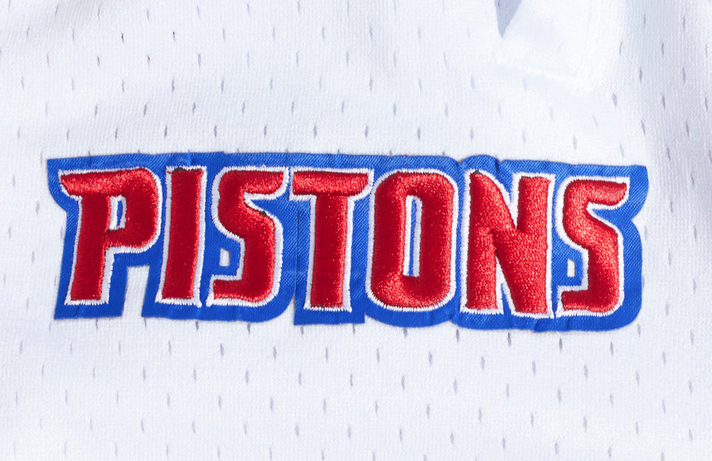 NBA DETROIT PISTONS SCRIPT TAIL MEN'S DOUBLE KNIT 2.0 SHORT (RED)