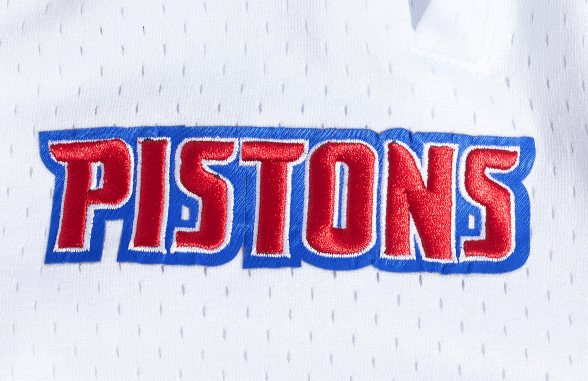 NBA DETROIT PISTONS SCRIPT TAIL MEN'S DOUBLE KNIT 2.0 SHORT (RED)