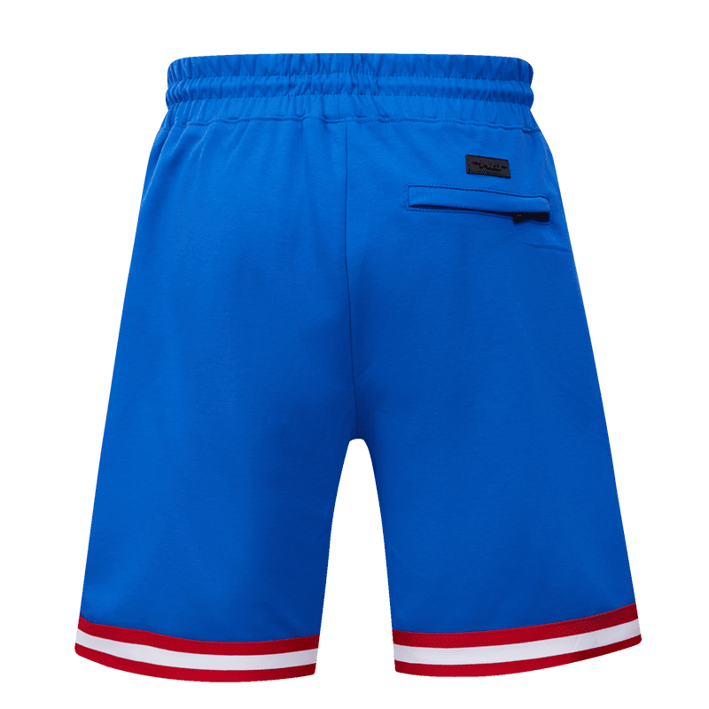 NBA DETROIT PISTONS CLASSIC CHENILLE MEN'S SHORT (ROYAL BLUE)