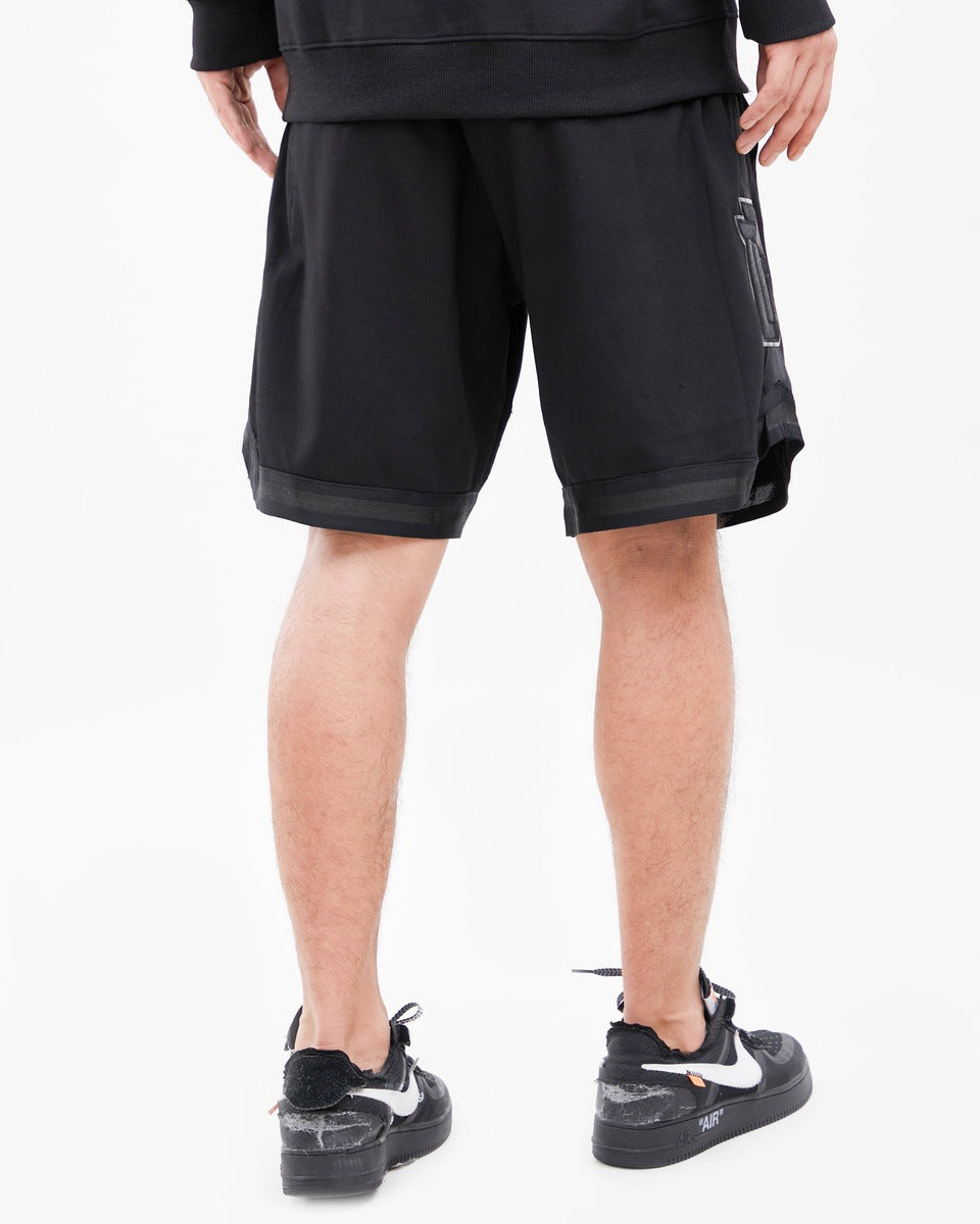 NBA DETROIT PISTONS TRIPLE BLACK MEN'S SHORT (TRIPLE BLACK)