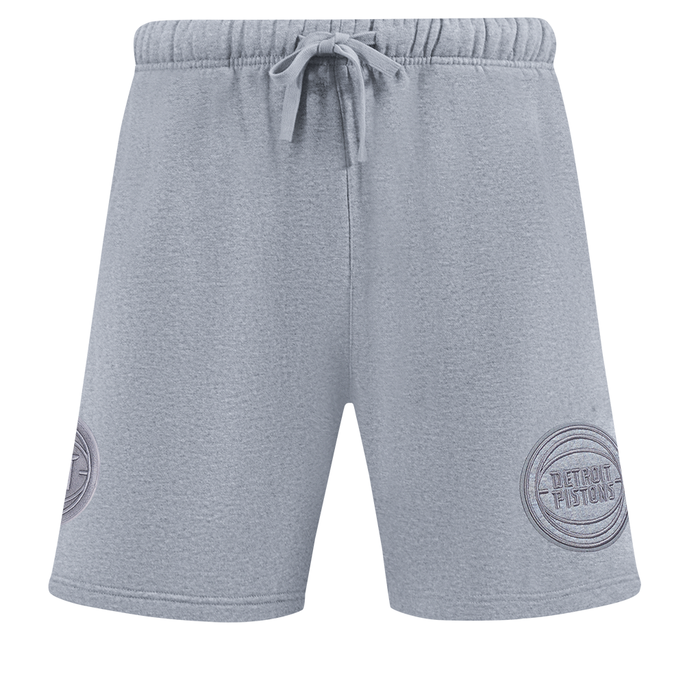 NBA DETROIT PISTONS NEUTRAL MEN'S SHORT (DARK HEATHER GRAY)