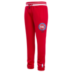 NBA DETROIT PISTONS SCRIPT TAIL PANTALON OUATÉ EN MOLLETON CÔTELÉ POUR HOMME (ROUGE)