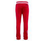 NBA DETROIT PISTONS SCRIPT TAIL PANTALON OUATÉ EN MOLLETON CÔTELÉ POUR HOMME (ROUGE)