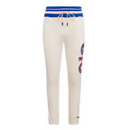 NBA DETROIT PISTONS RETRO CLASSIC PANTALON OUATÉ POUR HOMME (COQUILLE D'ŒUF/BLEU ROYAL)