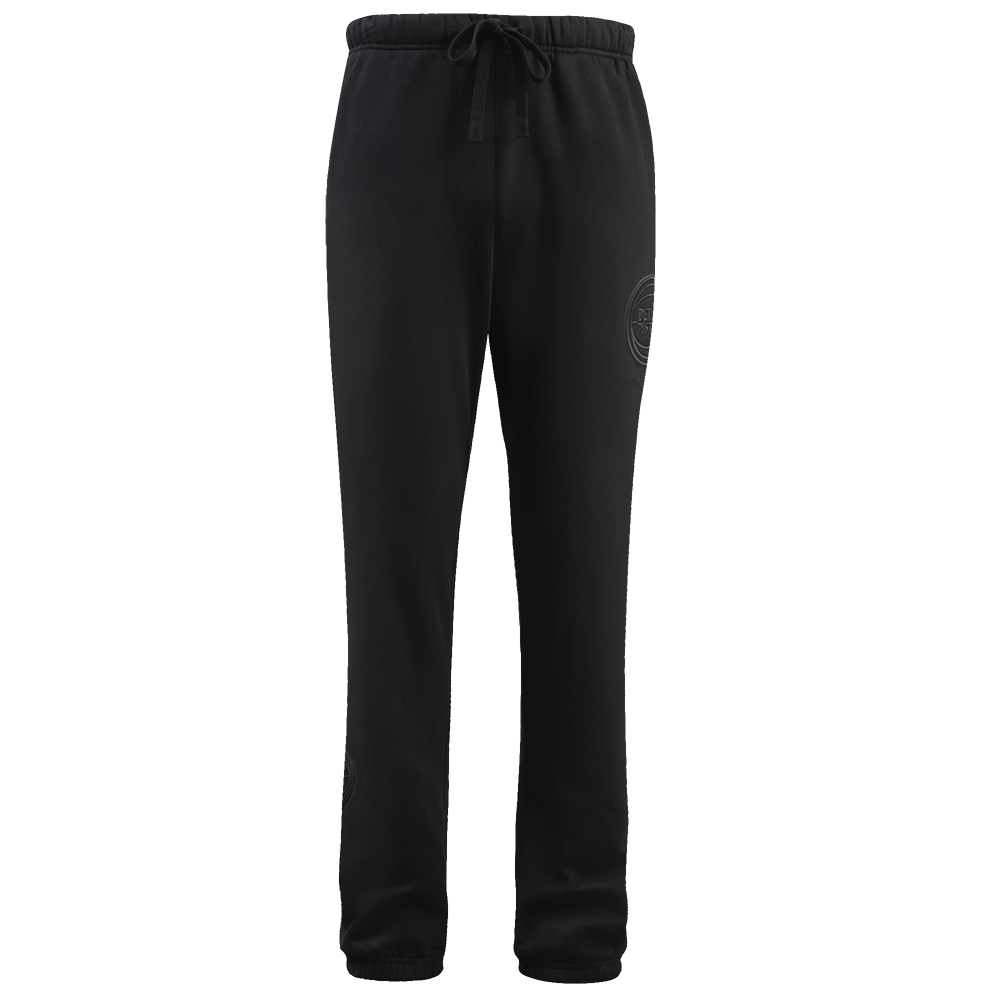 NBA DETROIT PISTONS NEUTRAL FLEECE SWEATPANT (BLACK)