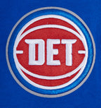 NBA DETROIT PISTONS OLD ENGLISH MEN'S CREWNECK (ROYAL BLUE)