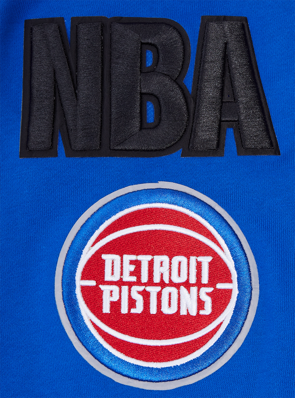 NBA DETROIT PISTONS CHANDAIL À COL ROND MASHUP CÔTELÉ POUR HOMME (BLEU ROYAL/ROUGE)