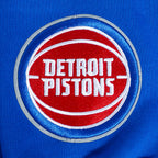 NBA DETROIT PISTONS WINGSPAN MEN'S DROP SHOULDER FLEECE PULLOVER HOODIE (ROYAL BLUE)