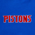 NBA DETROIT PISTONS WINGSPAN MEN'S DROP SHOULDER FLEECE PULLOVER HOODIE (ROYAL BLUE)