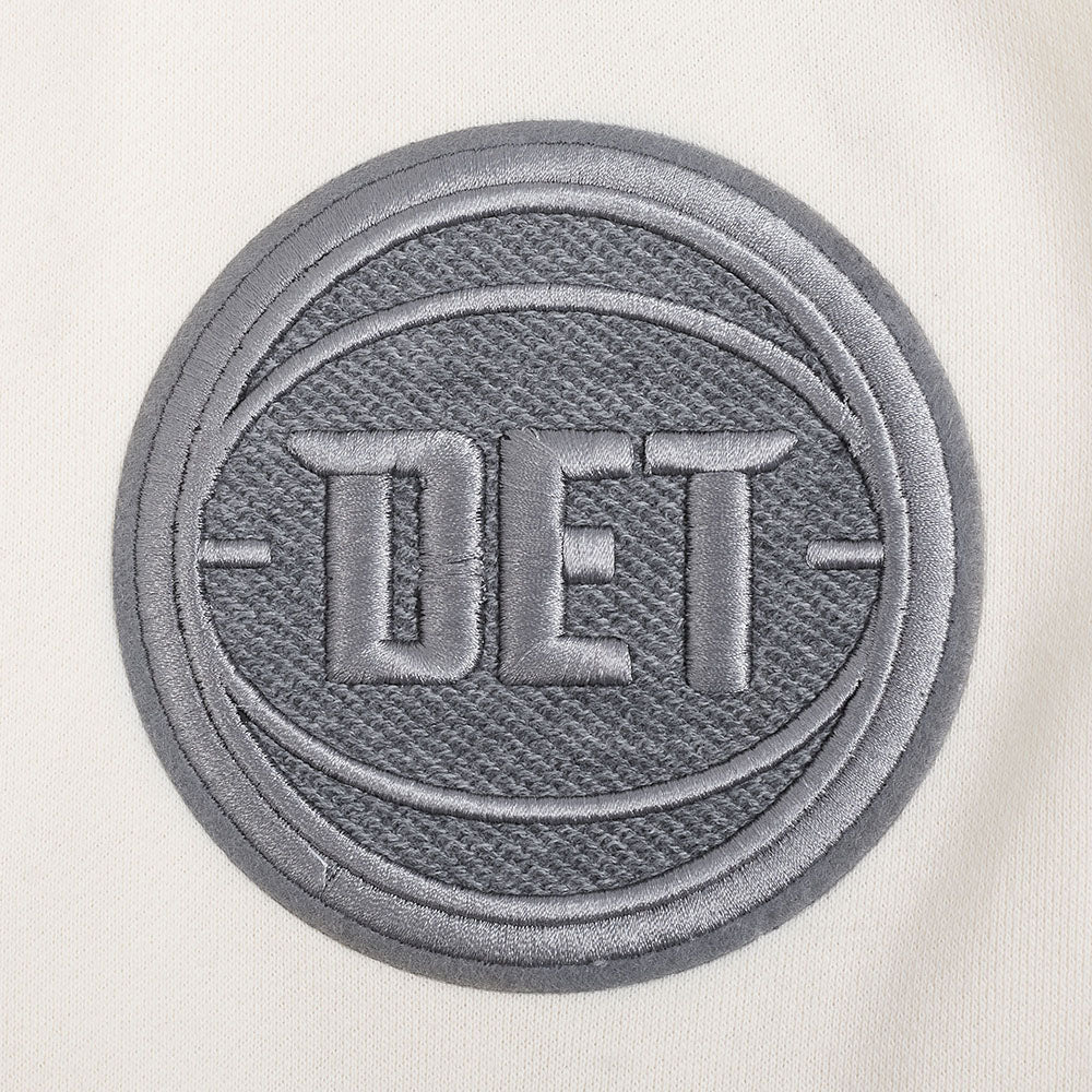 NBA DETROIT PISTONS REVERSE FRENCH TERRY CHANDAIL À CAPUCHON EN MOLLETON À BLOCS DE COULEUR POUR HOMME