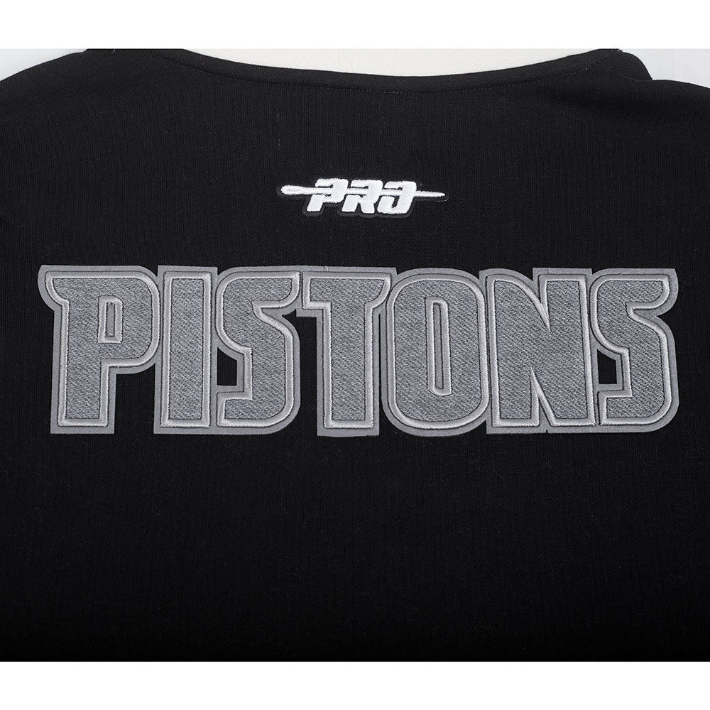 NBA DETROIT PISTONS REVERSE FRENCH TERRY CHANDAIL À CAPUCHON EN MOLLETON À BLOCS DE COULEUR POUR HOMME