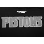 NBA DETROIT PISTONS REVERSE FRENCH TERRY CHANDAIL À CAPUCHON POUR HOMME (NOIR)