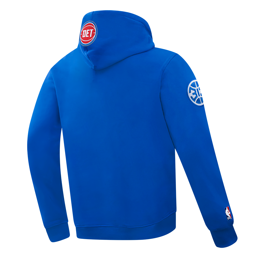 NBA DETROIT PISTONS CITY ARCH MEN'S FLC PO HOODIE (ROYAL BLUE)
