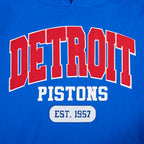 NBA DETROIT PISTONS CITY ARCH MEN'S FLC PO HOODIE (ROYAL BLUE)