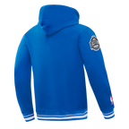NBA DETROIT PISTONS LETTERMAN CHANDAIL À CAPUCHON POUR HOMME (BLEU ROYAL)