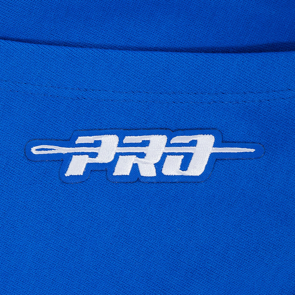 NBA DETROIT PISTONS LETTERMAN CHANDAIL À CAPUCHON POUR HOMME (BLEU ROYAL)