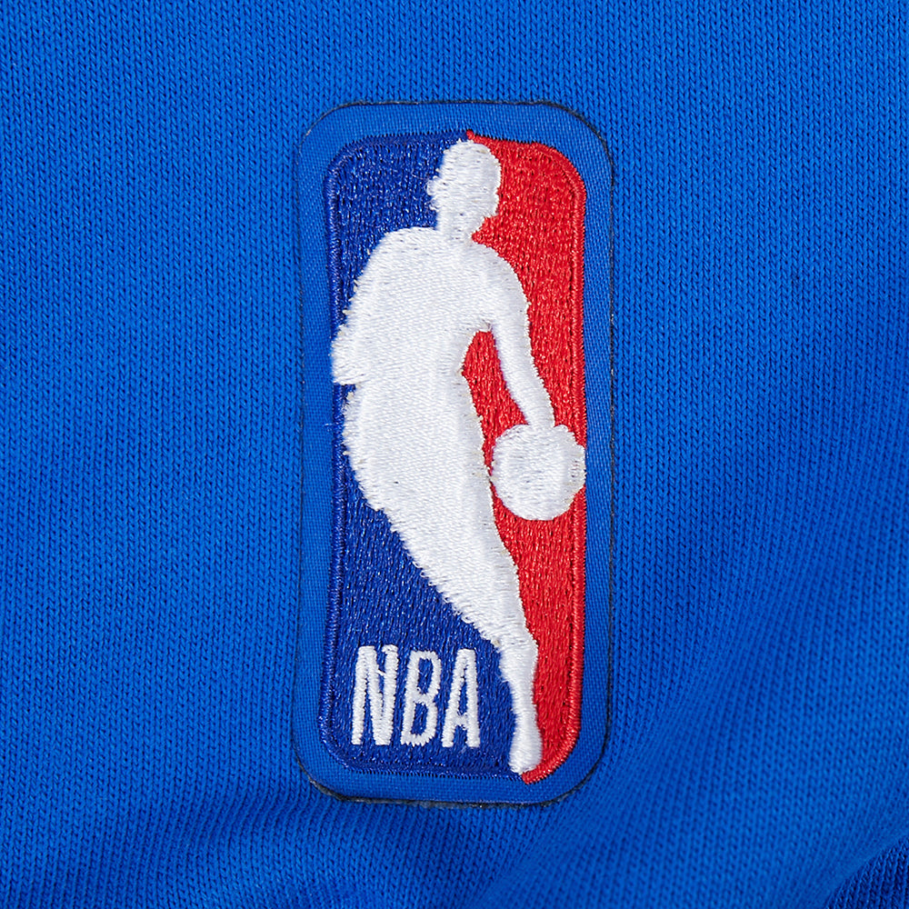 NBA DETROIT PISTONS LETTERMAN CHANDAIL À CAPUCHON POUR HOMME (BLEU ROYAL)
